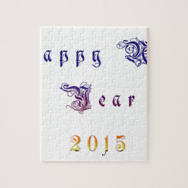 Quebra-cabeça Feliz Ano Novo 2015 Hakuna Matata.png (Vertical)