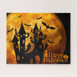 Quebra-cabeça Feliz Dia das Bruxas (Lua Cheia)