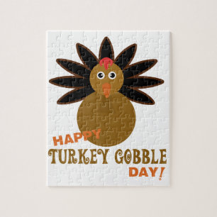 Quebra-cabeça Feliz Dia de Ação de Graças da Turquia