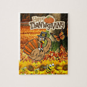 Quebra-cabeça Feliz Dia de Ação de Graças Jigsaw Puzzle Peru