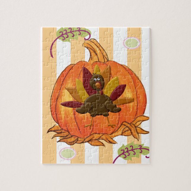 Quebra-cabeça Feliz Dia de Ação de Graças Jigsaw Puzzle Peru (Vertical)