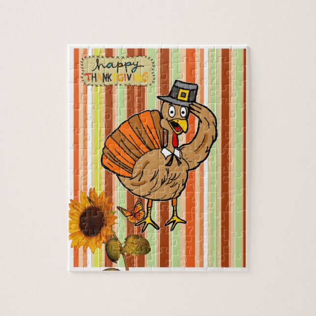 Quebra-cabeça Feliz Dia de Ação de Graças Jigsaw Puzzle Peru (Vertical)