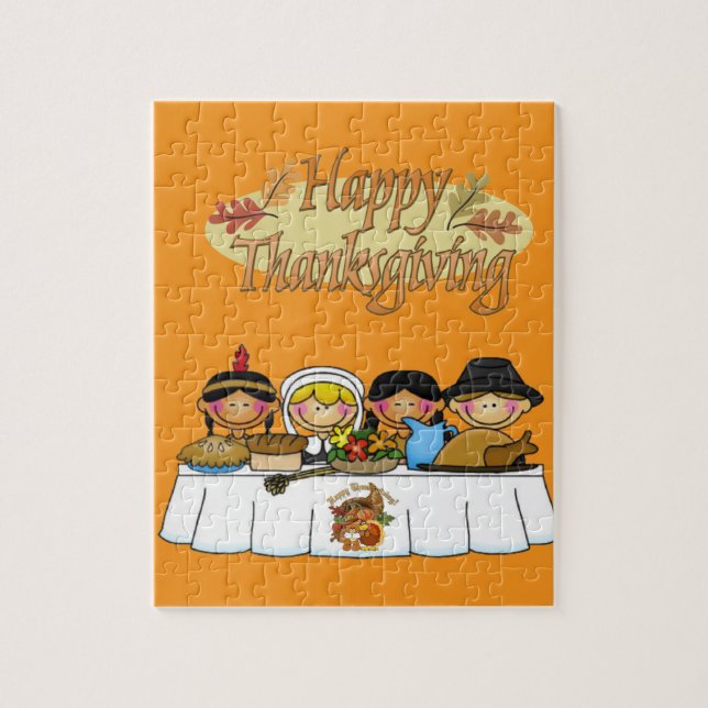 Quebra-cabeça Feliz Dia de Ação de Graças Jigsaw Puzzle Peru (Vertical)