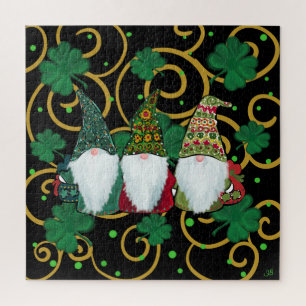 Quebra-cabeça Feliz Dia de São Patrício GNOMOS