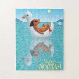 Quebra-cabeça Feliz Férias!