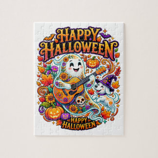 Quebra-cabeça feliz halloween 