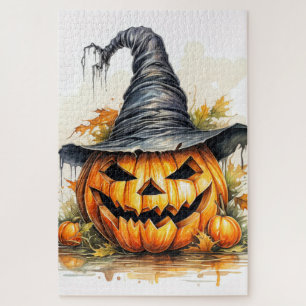 Quebra-cabeça Feliz Halloween Pumpkin