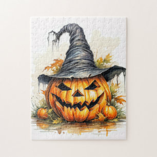Quebra-cabeça Feliz Halloween Pumpkin