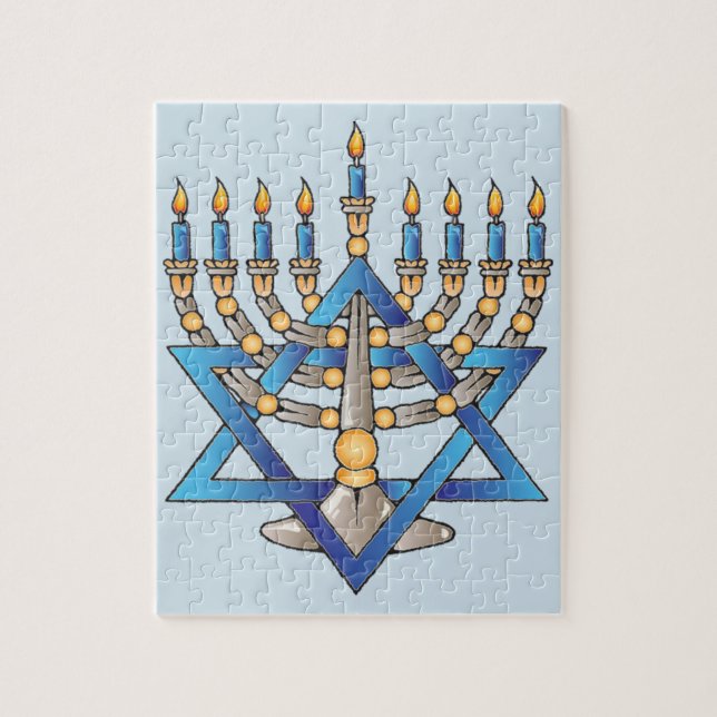 Quebra-cabeça Feliz Hanukkah (Vertical)