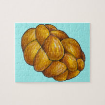 Feliz Hanukkah Chanukah Challah Bread Loaf