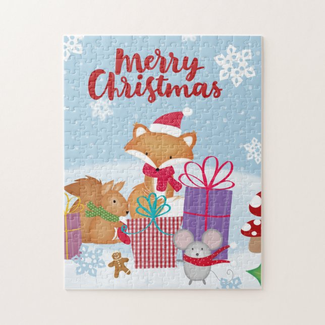 Quebra-cabeça Feliz Natal (Vertical)