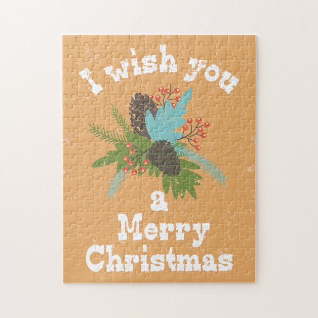 Quebra-cabeça Feliz Natal Decor (Vertical)