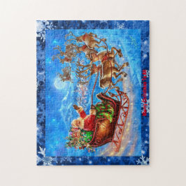 Quebra-cabeça Feliz Natal Desafiando Personalizar Presente de Te