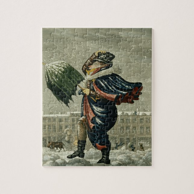 Quebra-cabeça Feliz Natal e um feliz ano novo em Londres, (Vertical)