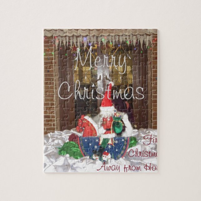Quebra-cabeça Feliz Natal longe de casa Inspirou A (Vertical)