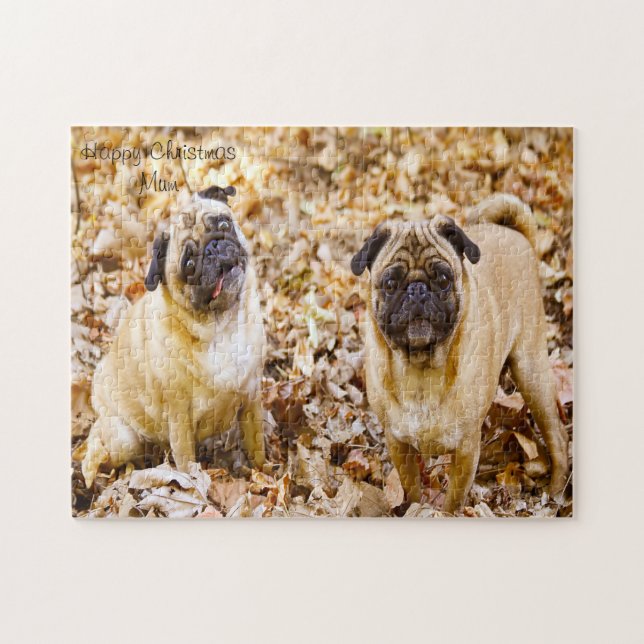 Quebra-cabeça Feliz Natal, mãe. (Horizontal)