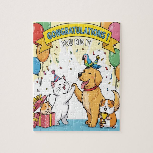 Quebra-cabeça Feliz Pets (Vertical)