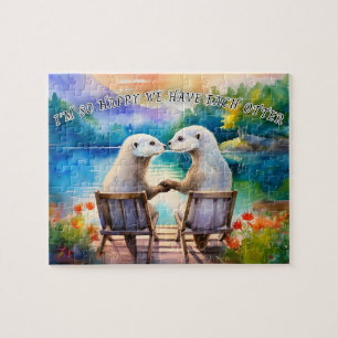 Quebra-cabeça Feliz que tenhamos cada Otter