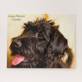 Quebra-cabeça Feliz vovô de Natal.