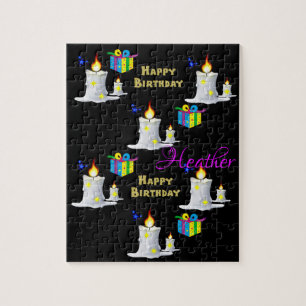 Quebra-cabeça Felizes Velas de Aniversário Present