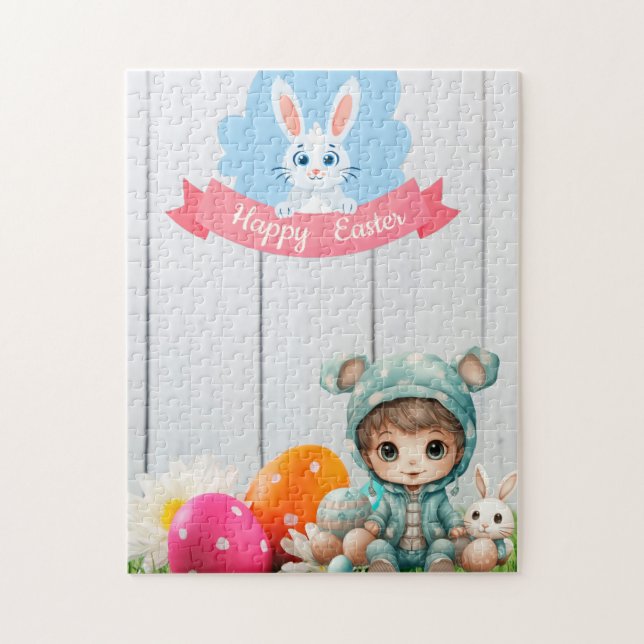 Quebra-cabeça Felz pascoa (Vertical)