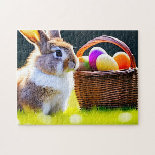 Quebra-cabeça Felz pascoa Bunny