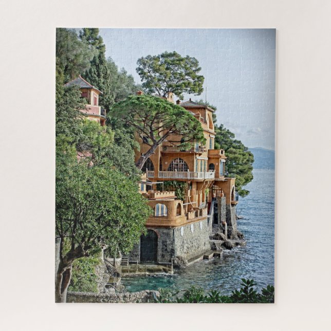 Quebra-cabeça Feriado na Itália - Portofino - 16x20 - 520 pcs (Vertical)