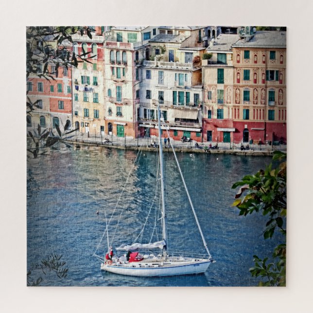 Quebra-cabeça Feriado navegando até Portofino Itália-20x20-676 p (Vertical)