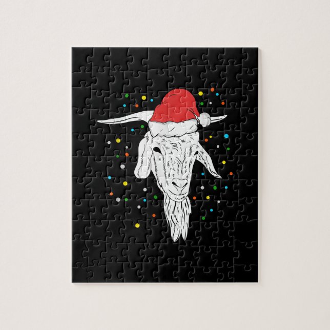Quebra-cabeça Feriados de Natal de Goat Lover (Vertical)