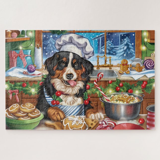 Quebra-cabeça Férias de Natal no Entlebucher Mountain: Panificaç (Horizontal)