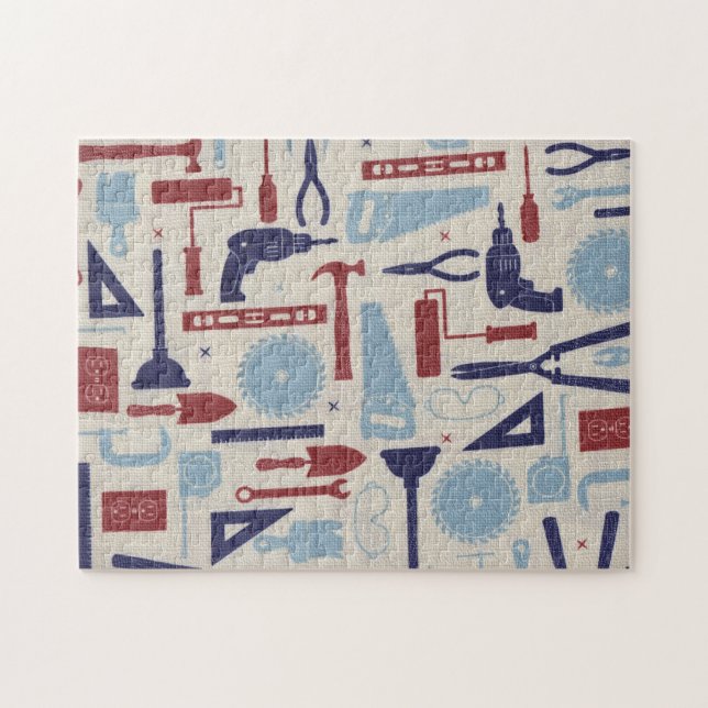 Quebra-cabeça Ferramentas do pai (Horizontal)