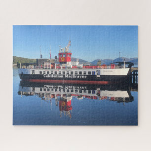 Quebra-cabeça Ferry Loch Riddon, amarrado em Rothesay, Escócia