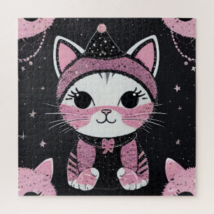 Quebra-cabeça Festa de feliz ano novo - Gato em Disguise