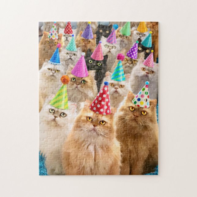 Quebra-cabeça Festa de Gatos (Vertical)