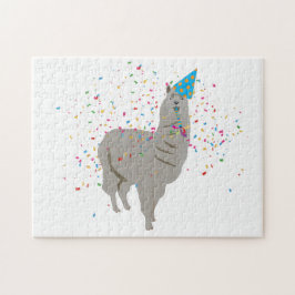 Quebra-cabeça Festas de Llama - Animais tendo festa