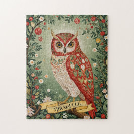 Quebra-cabeça Festivo Foliage Owl Personalizado