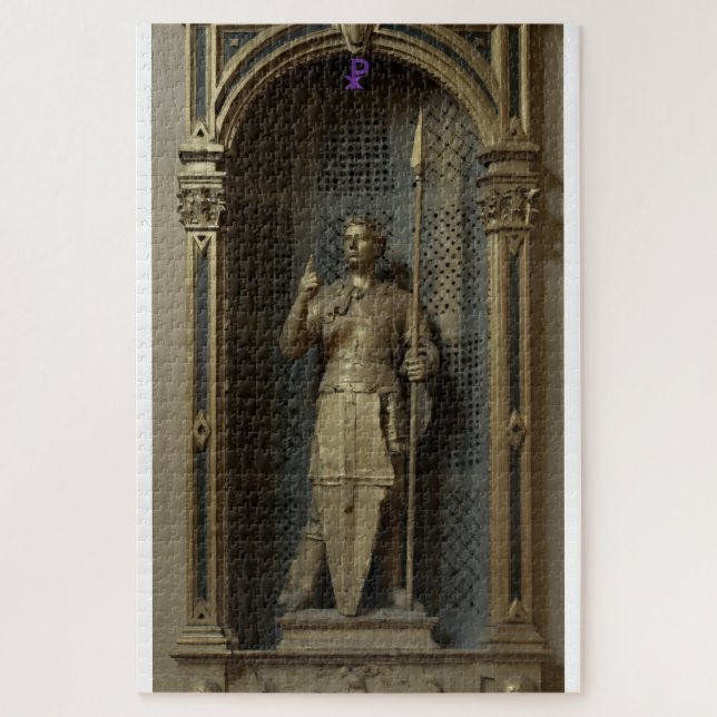 QUEBRA-CABEÇA FIAT AMOR SEMPER FIDELIS S. GEORGIE TRIBVNE IH☧SV (Vertical)