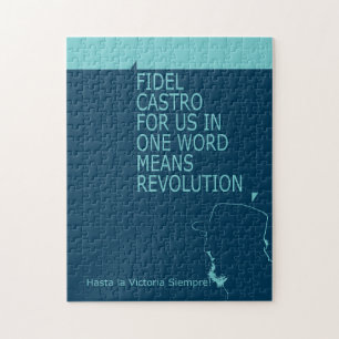 Quebra-cabeça Fidel Castro, Presidente, Revolução, Cuba, Havana