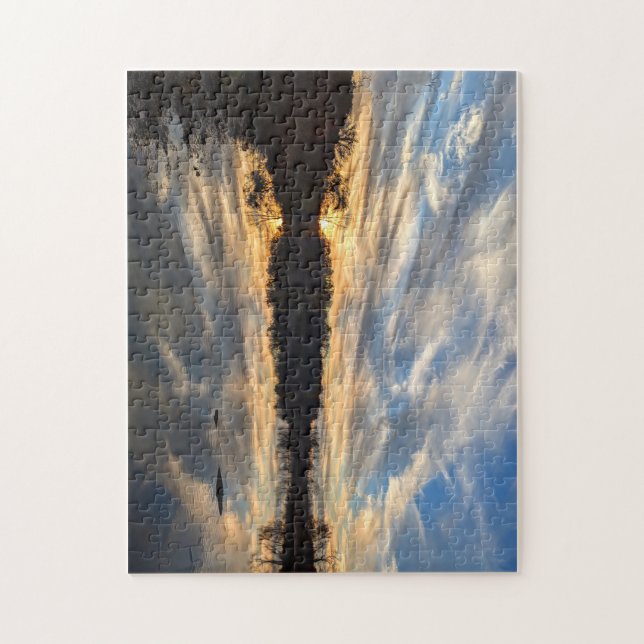 Quebra-cabeça Fiel Fall Sunset (Vertical)