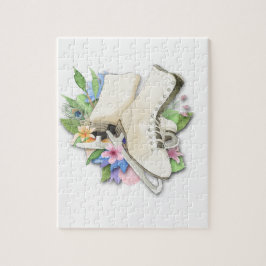 Quebra-cabeça Figura Giftware da aguarela do costume dos skates