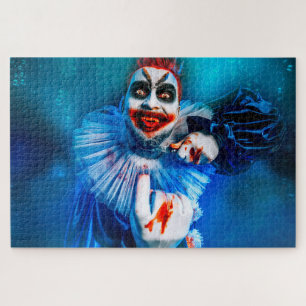 Quebra-cabeça figura sinistra de palhaço de Halloween da Slipper