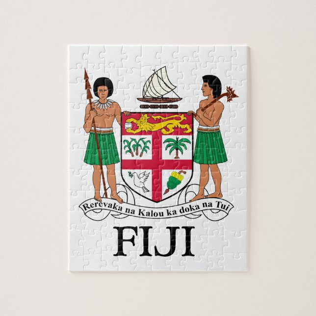 Quebra-cabeça FIJI - emblema/bandeira/brasão/símbolo (Vertical)