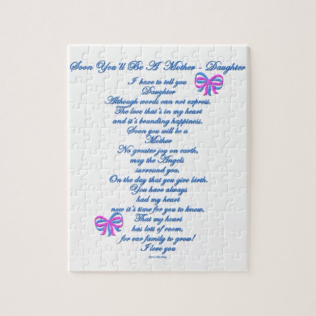 Quebra-cabeça Filha que espera o ø bebê (Vertical)