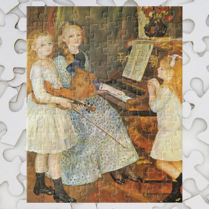 Quebra-cabeça Filhas de Catulle Mendes por Pierre Renoir