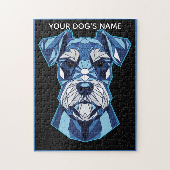 Quebra-cabeça Filhote de Schnauzer  (Vertical)