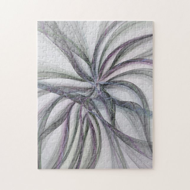 Quebra-cabeça Filigree aciona Fractal Abstrato Swing Moderno (Vertical)