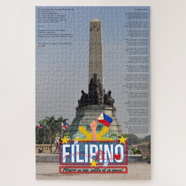 QUEBRA-CABEÇA FILIPINAS 101: RIZAL (Vertical)