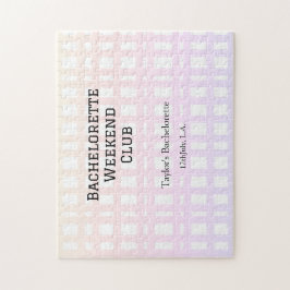 QUEBRA-CABEÇA FIM DE SEMANA RETRÔ DE DESPEDIDA DE SOLTEIRA PINK 