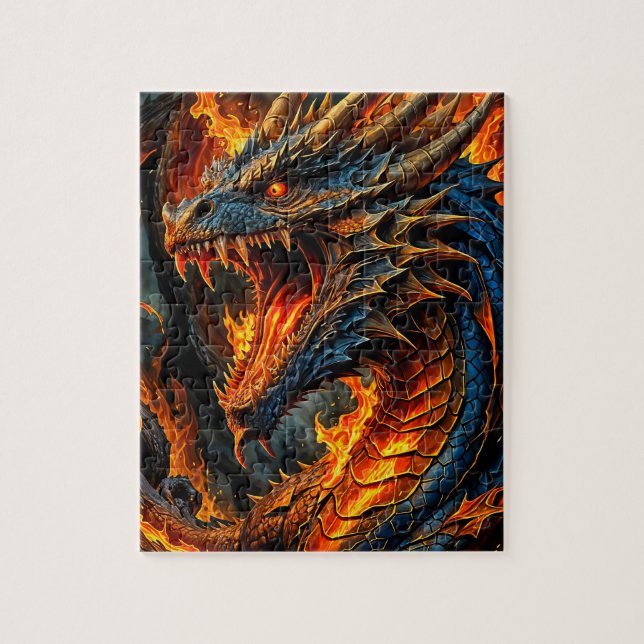 Quebra-cabeça Fire Dragon (Vertical)