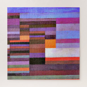 Quebra-cabeça Fire in the Evening by Paul Klee